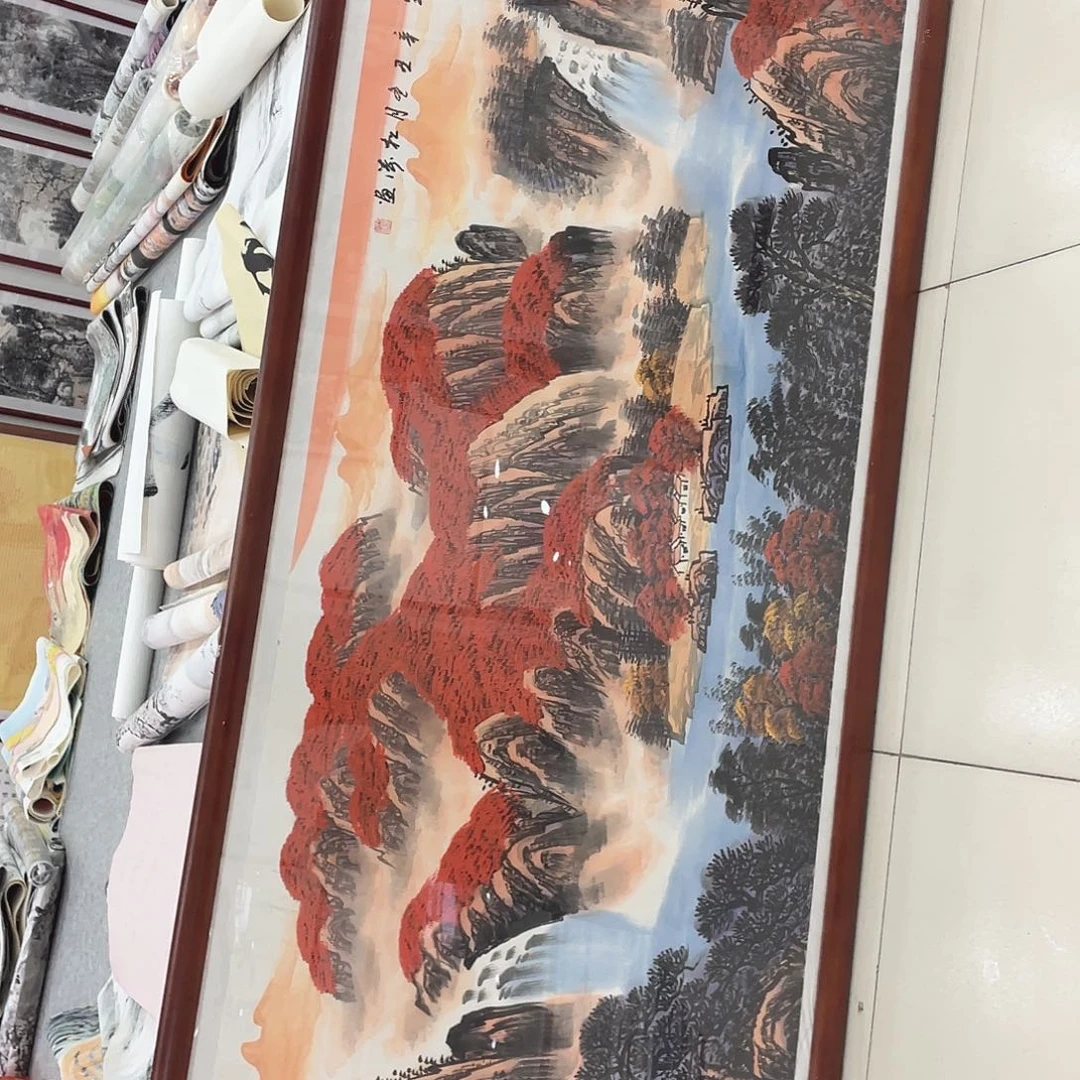 国画不带框子，发画心