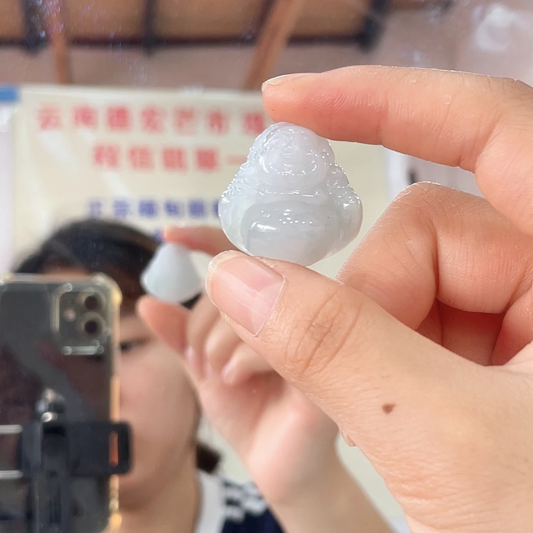 翡翠挂件未镶嵌佛公