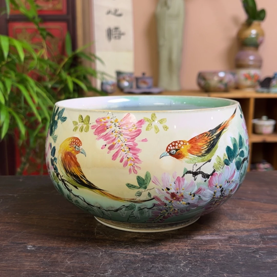 柴烧手工手绘陶瓷