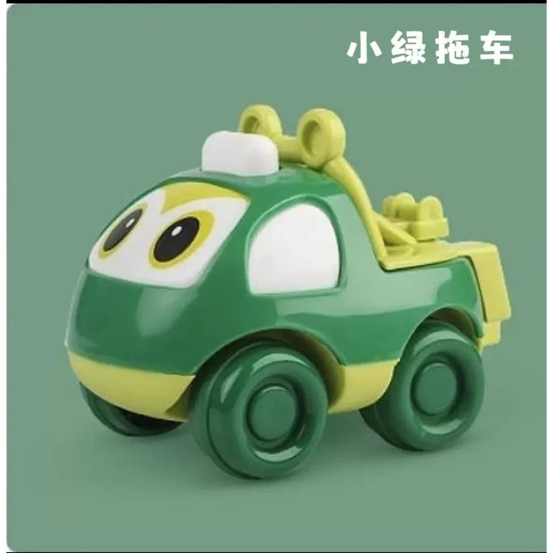 卡通工程车玩具男孩儿童玩具回力玩具车运输车惯性迷你小汽车网红