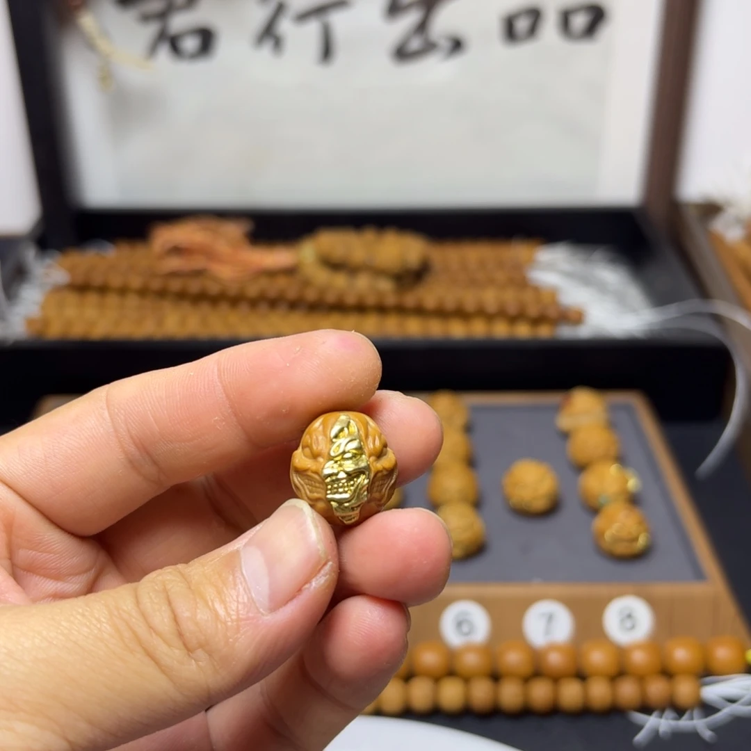 ⑒***￶手串/手链核桃三面