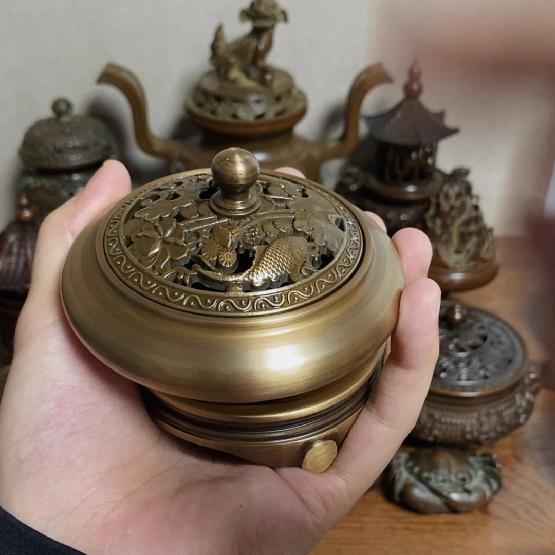 铜盛世铜炉铜器香炉工艺品