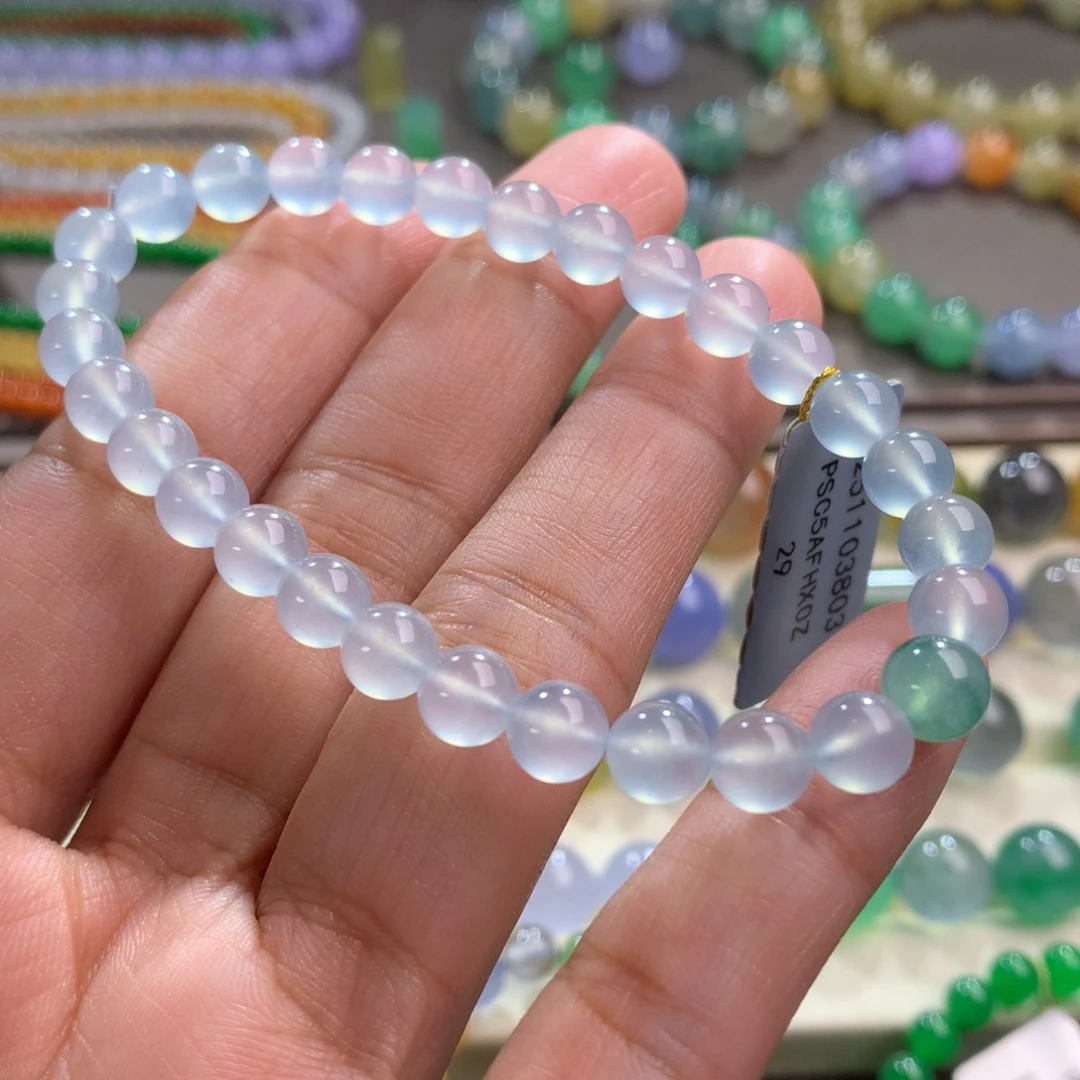 翡翠未镶嵌手链卡6