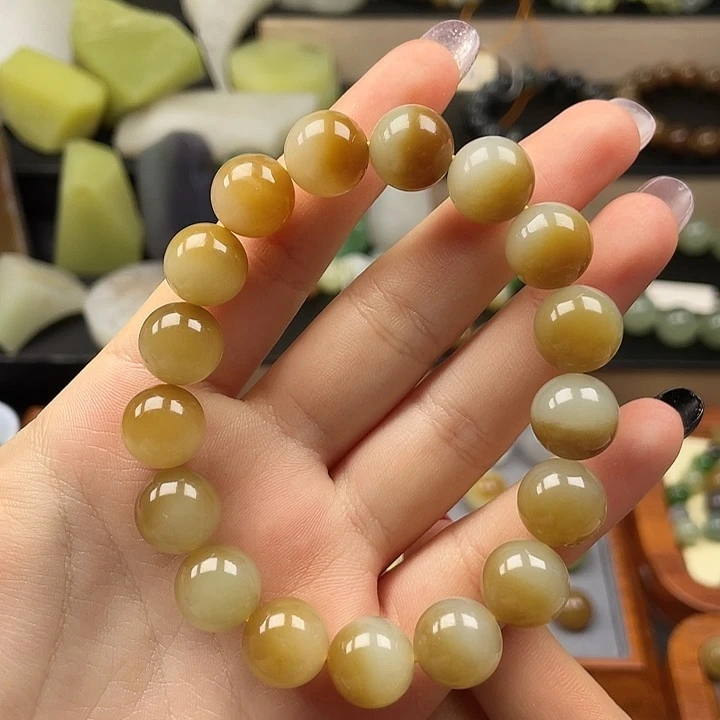 和田玉（糖玉）未镶嵌手链