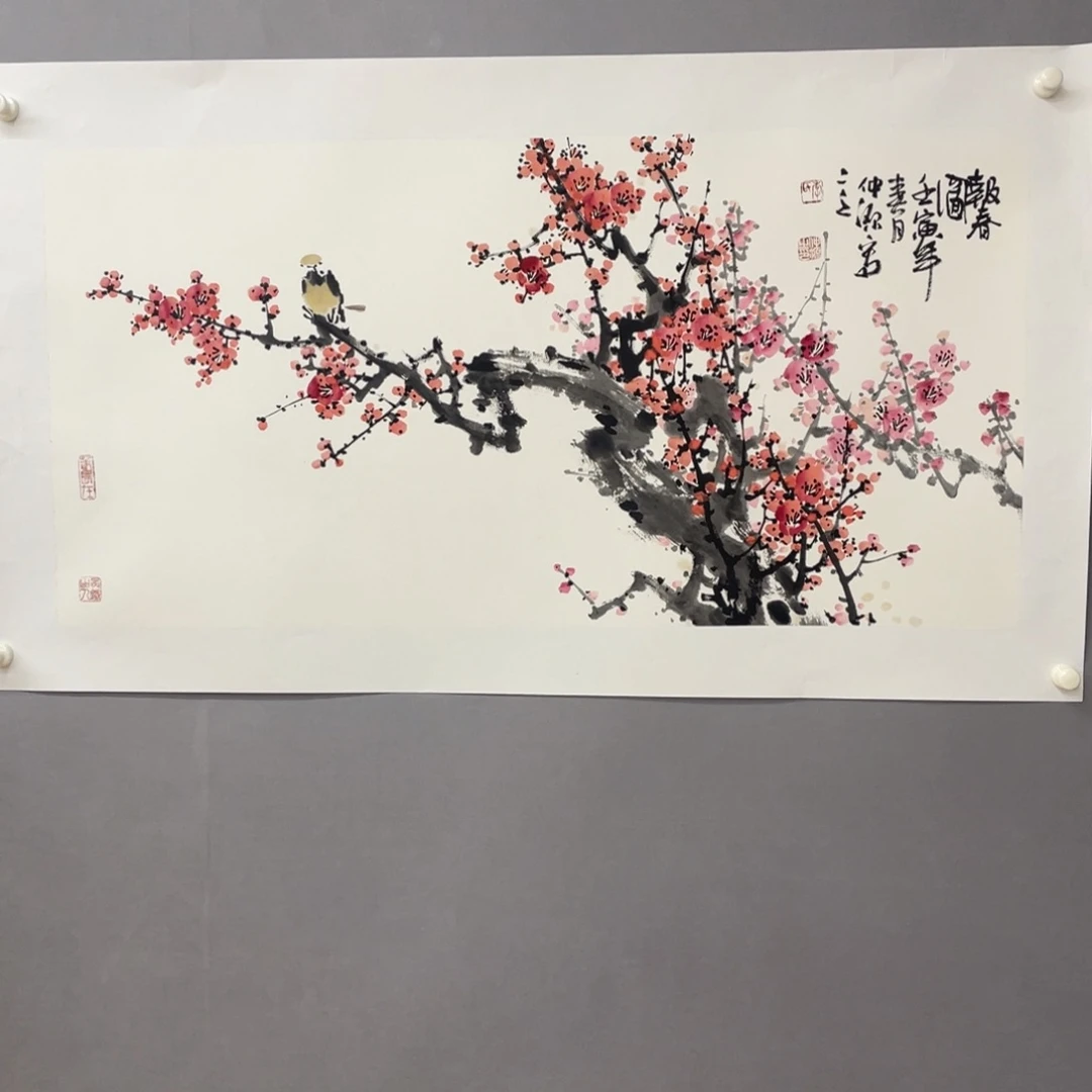 国画艺术家真人手绘