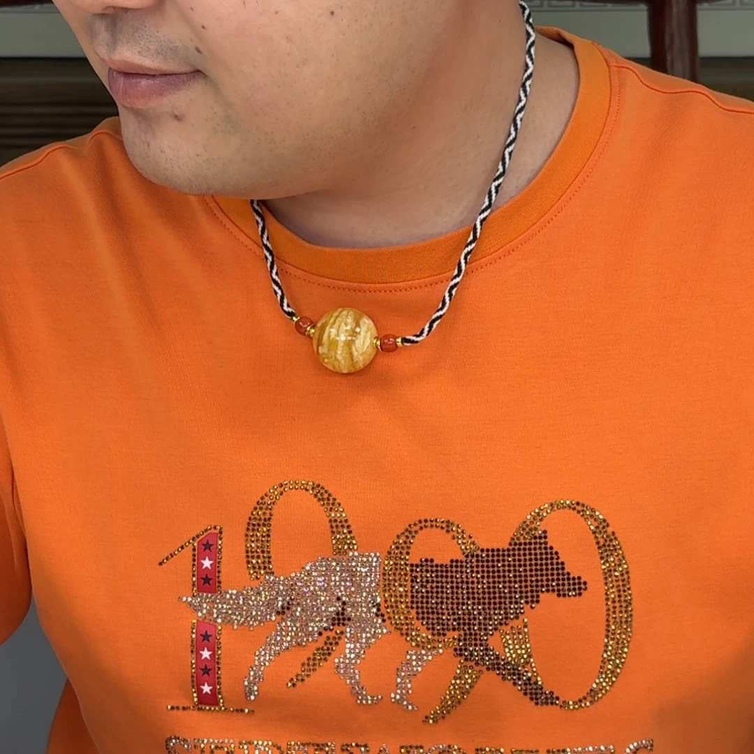 蜜蜡未镶嵌裸石蜜蜡手串