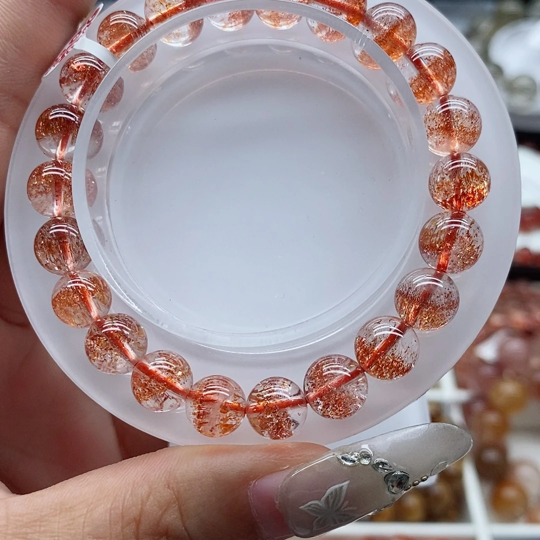 未镶嵌手链水晶金草莓