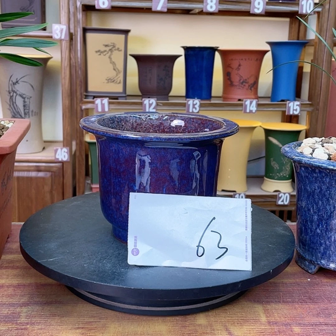 【闪购商品】紫砂花盆四*兰花4525855866855558