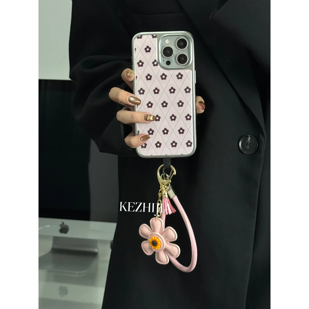 【壳之】高级可爱满屏花朵适用苹果16/15/14/13promax个性女手机壳
