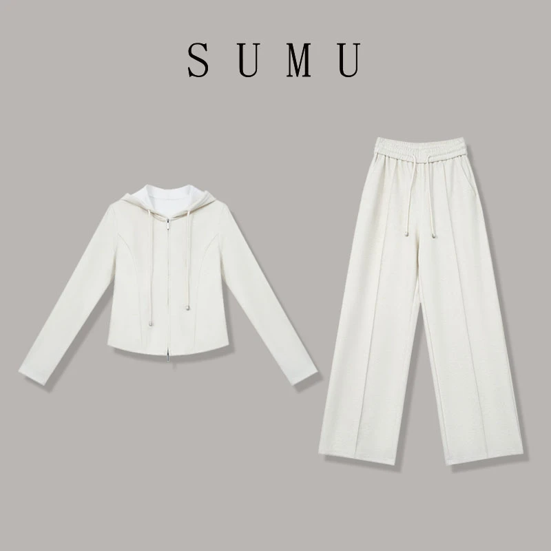 宿慕SUMU 女款套装 9-5 秋季新款时尚百搭休闲套装A1601R