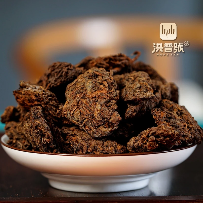 洪普号2006年冰岛原料发酵熟茶【冰岛老茶头】