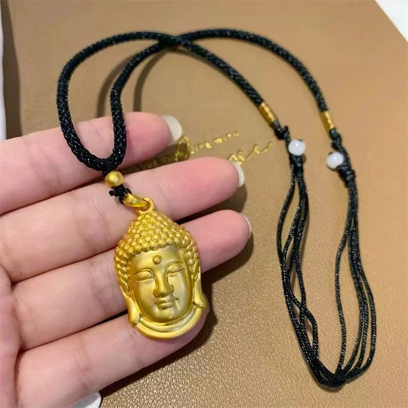 绳子可调节实心大佛头手工复古创意精致