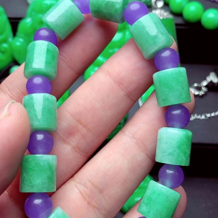 翡翠未镶嵌手链手串