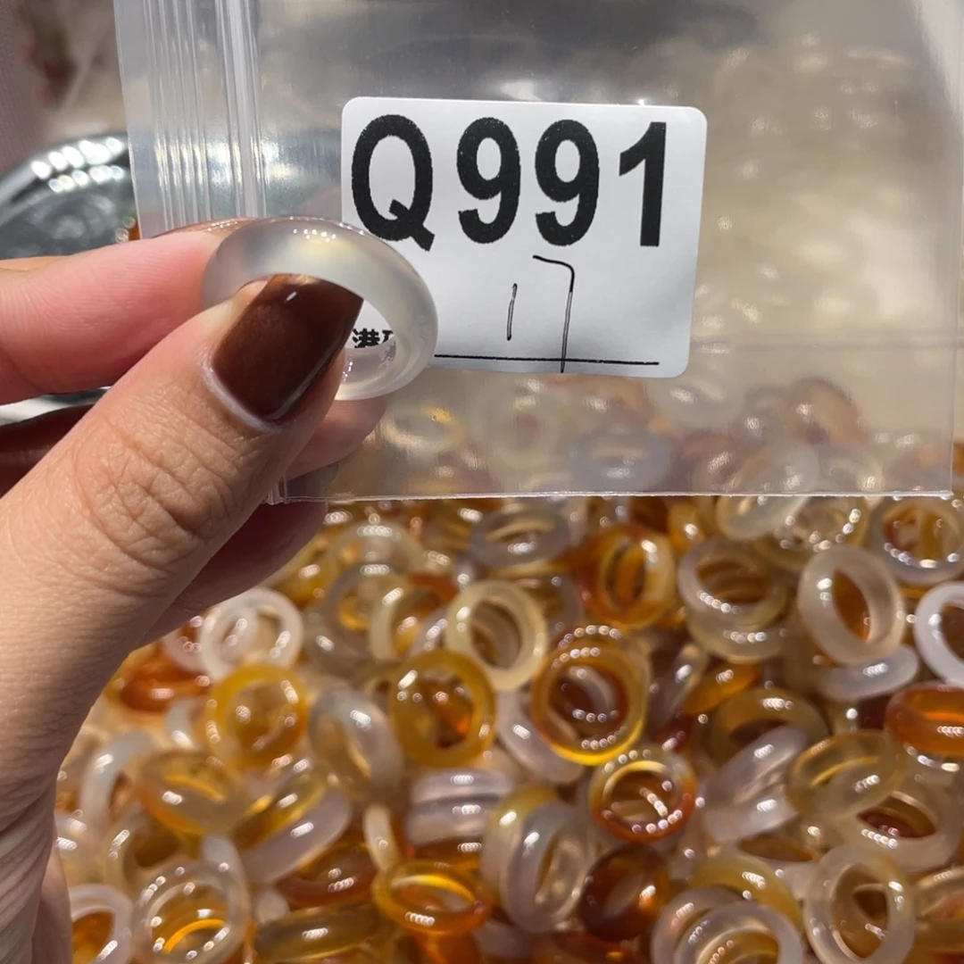 玛瑙/玉髓未镶嵌戒指991
