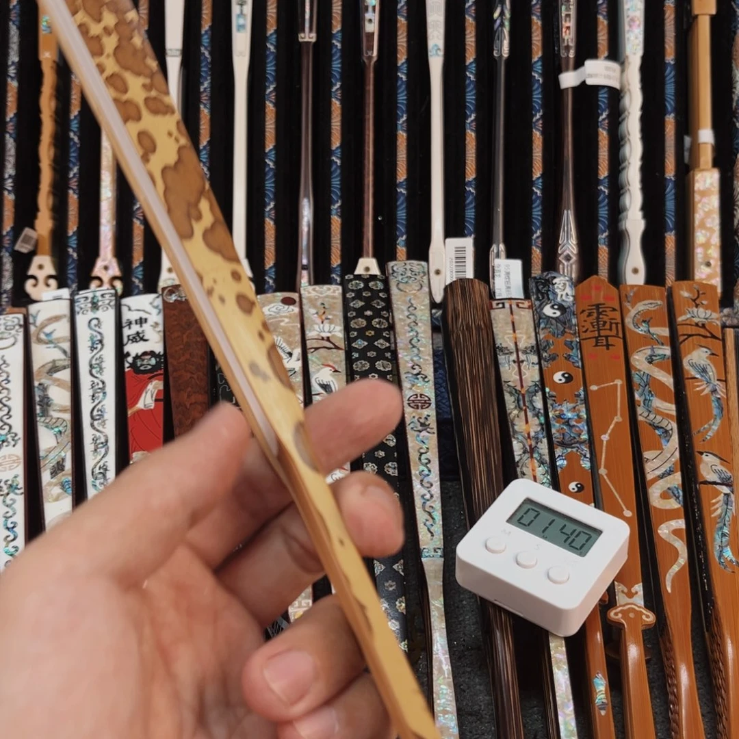 小***蜂扇子纯手工制作折扇