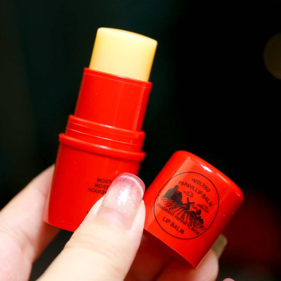 Voliko木瓜润唇膏秋冬唇部护理干裂死皮保湿滋润唇膜学生男女国货