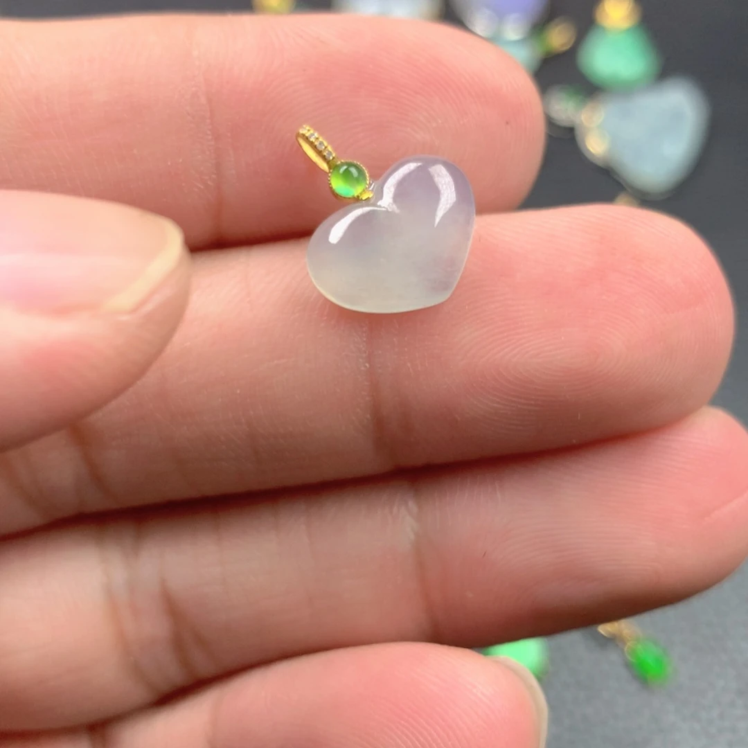 【闪购商品】颈饰18K金镶嵌翡翠翡翠