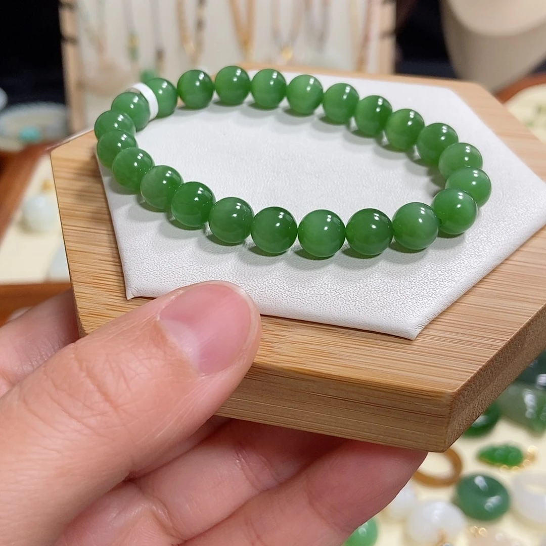 和田玉手串未镶嵌