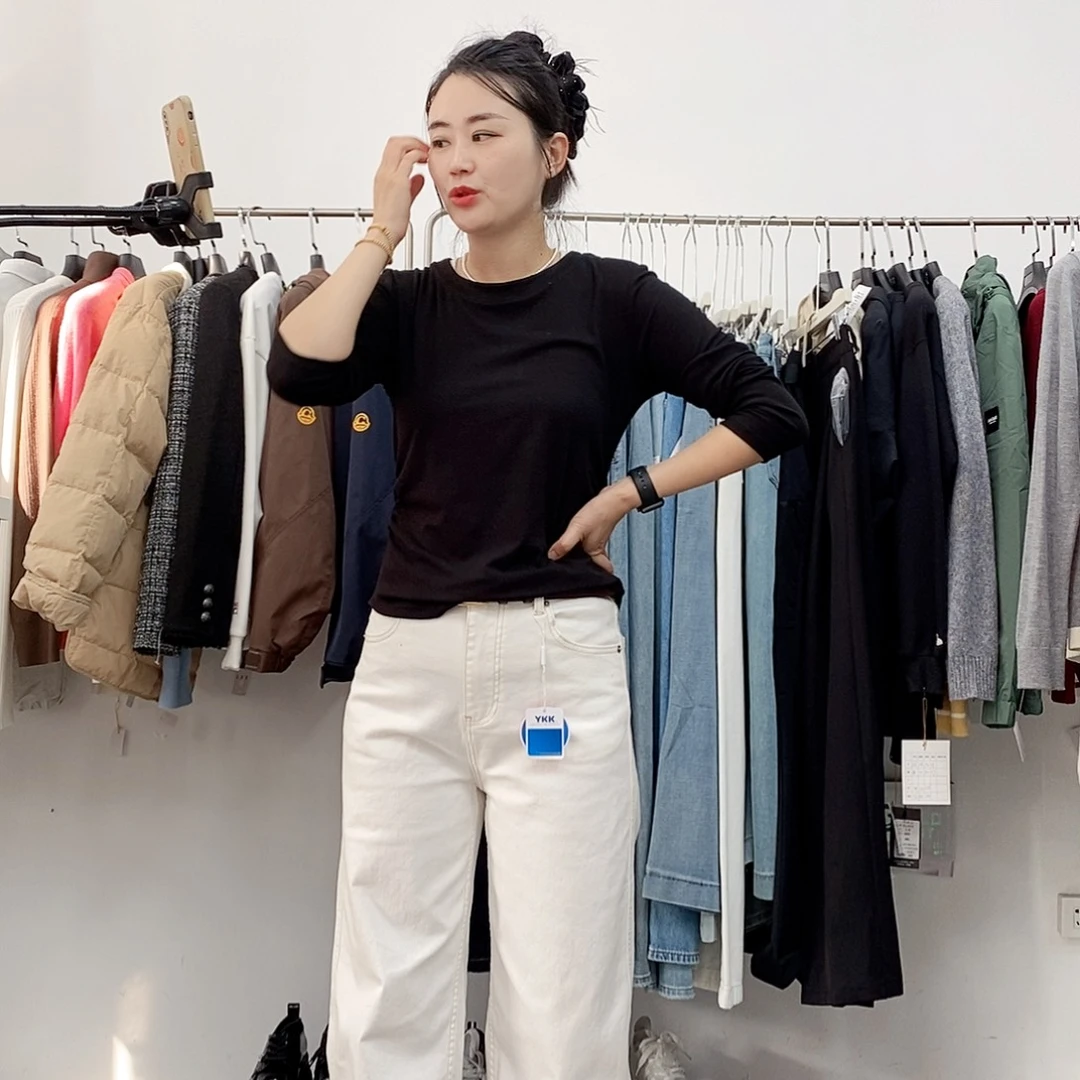 黑色打底衫120斤内