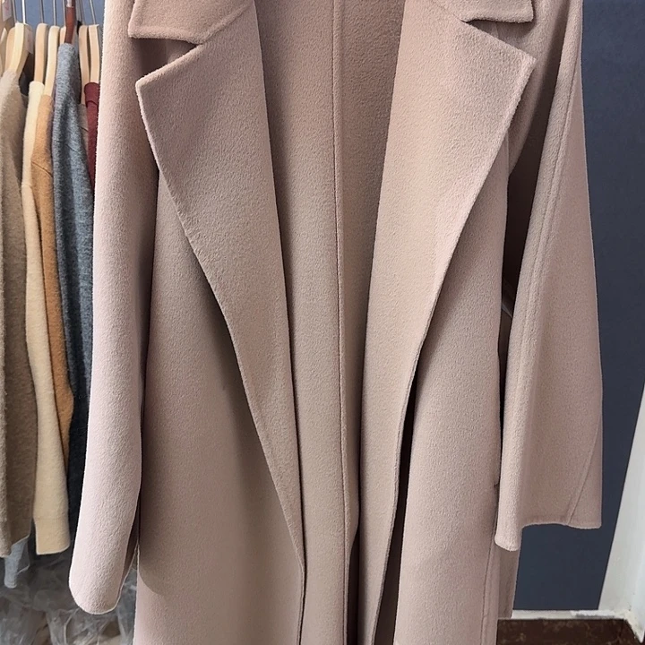 杨幂同款长米驼色尺码备注