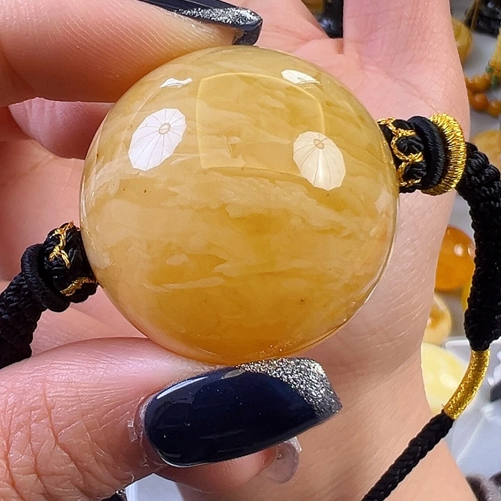 蜜蜡颈饰未镶嵌蜜蜡