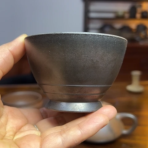 戬谷龙窑柴烧茶杯18