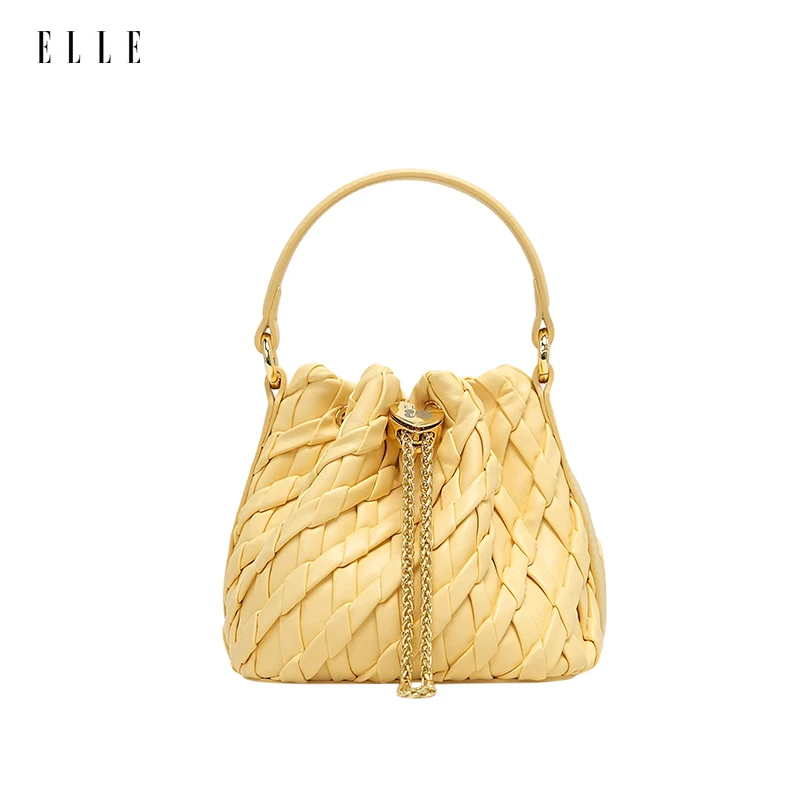 ELLE欧若风商场同款手提包方包单肩斜挎包女士25391