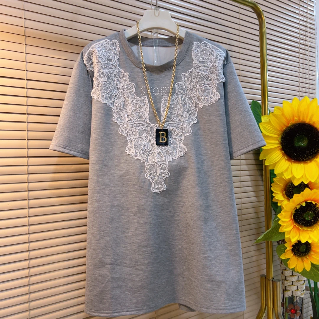 XB夏季新款休闲短袖圆领T恤上衣