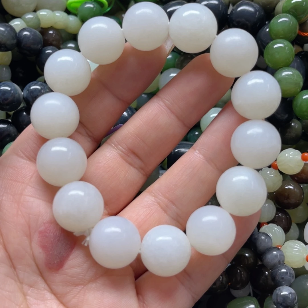 和田玉手链未镶嵌