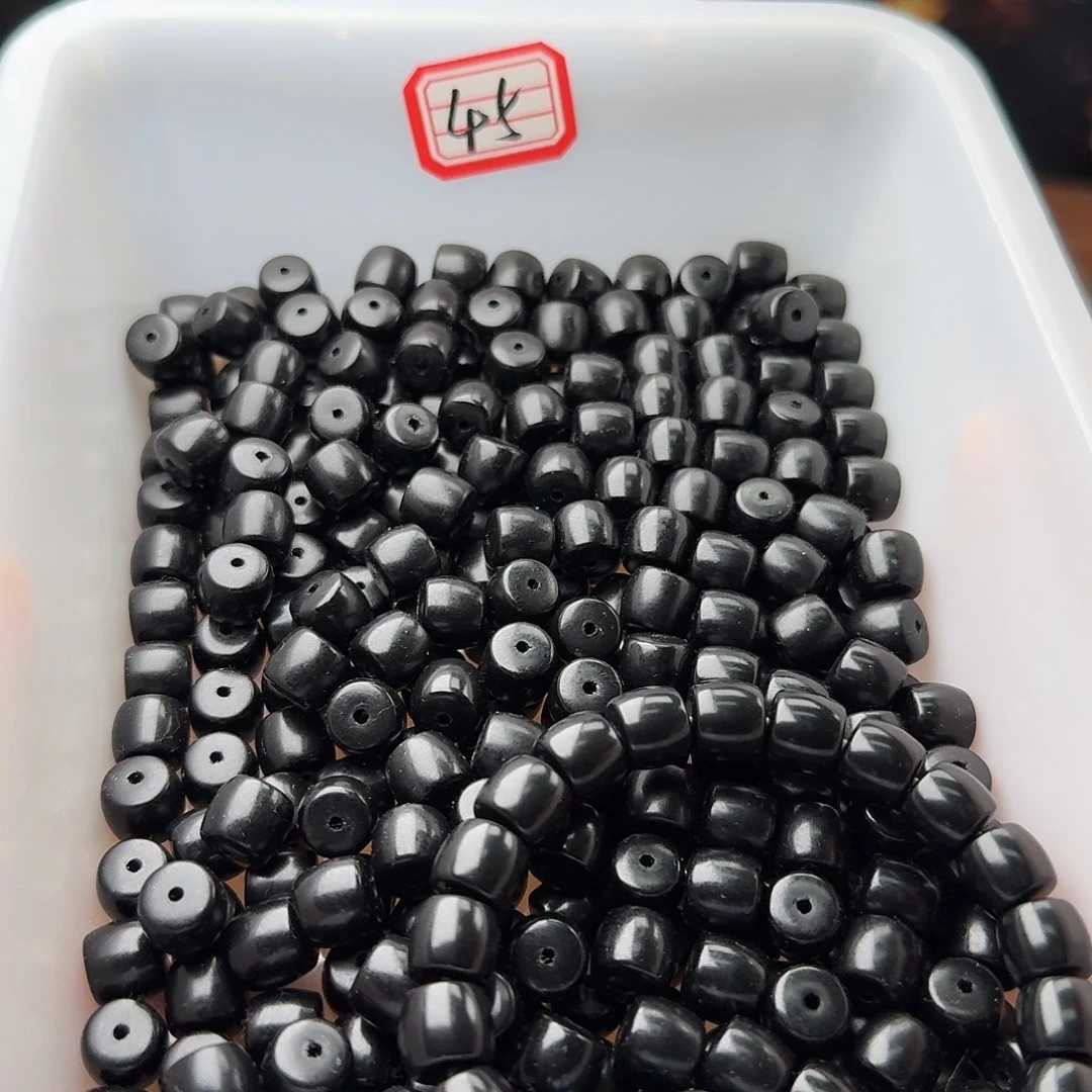 吊坠菩提根/象牙果120颗黑金直切10