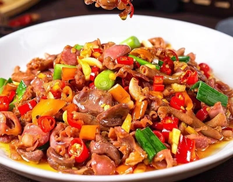 （新品）下饭菜酸辣鸭杂自制泡椒箩卜菜籽油炒制无防腐添加佤味