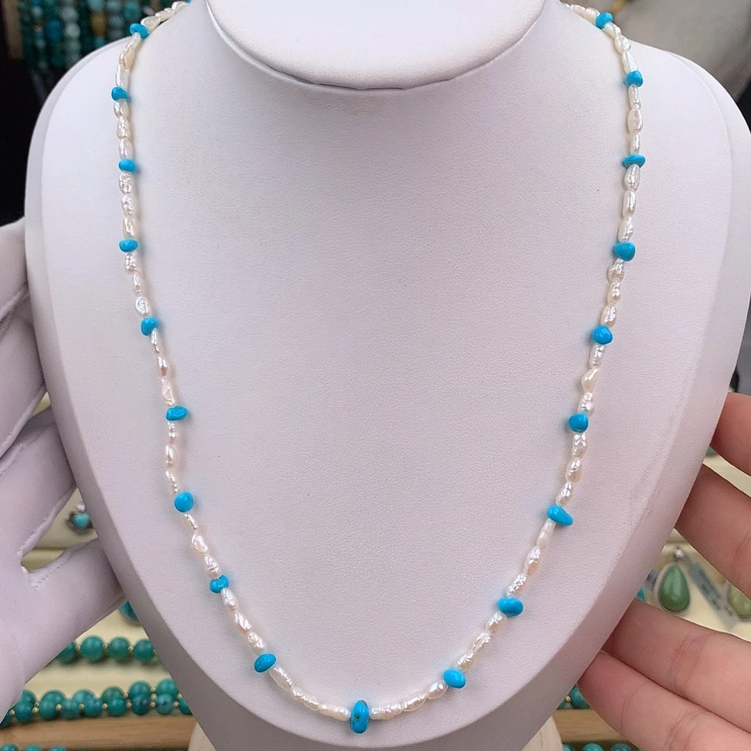 绿松石未镶嵌颈饰