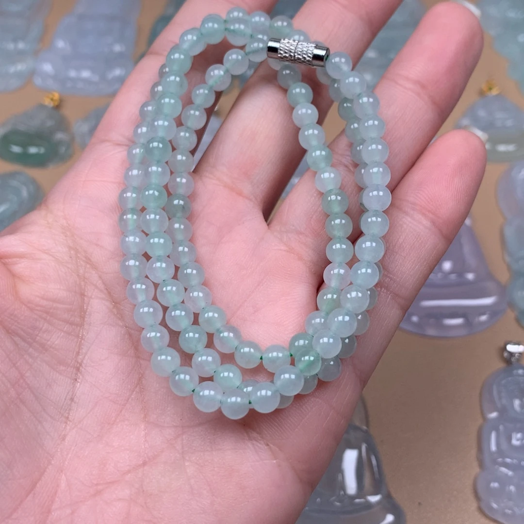 翡翠未镶嵌颈饰缅甸翡翠A货