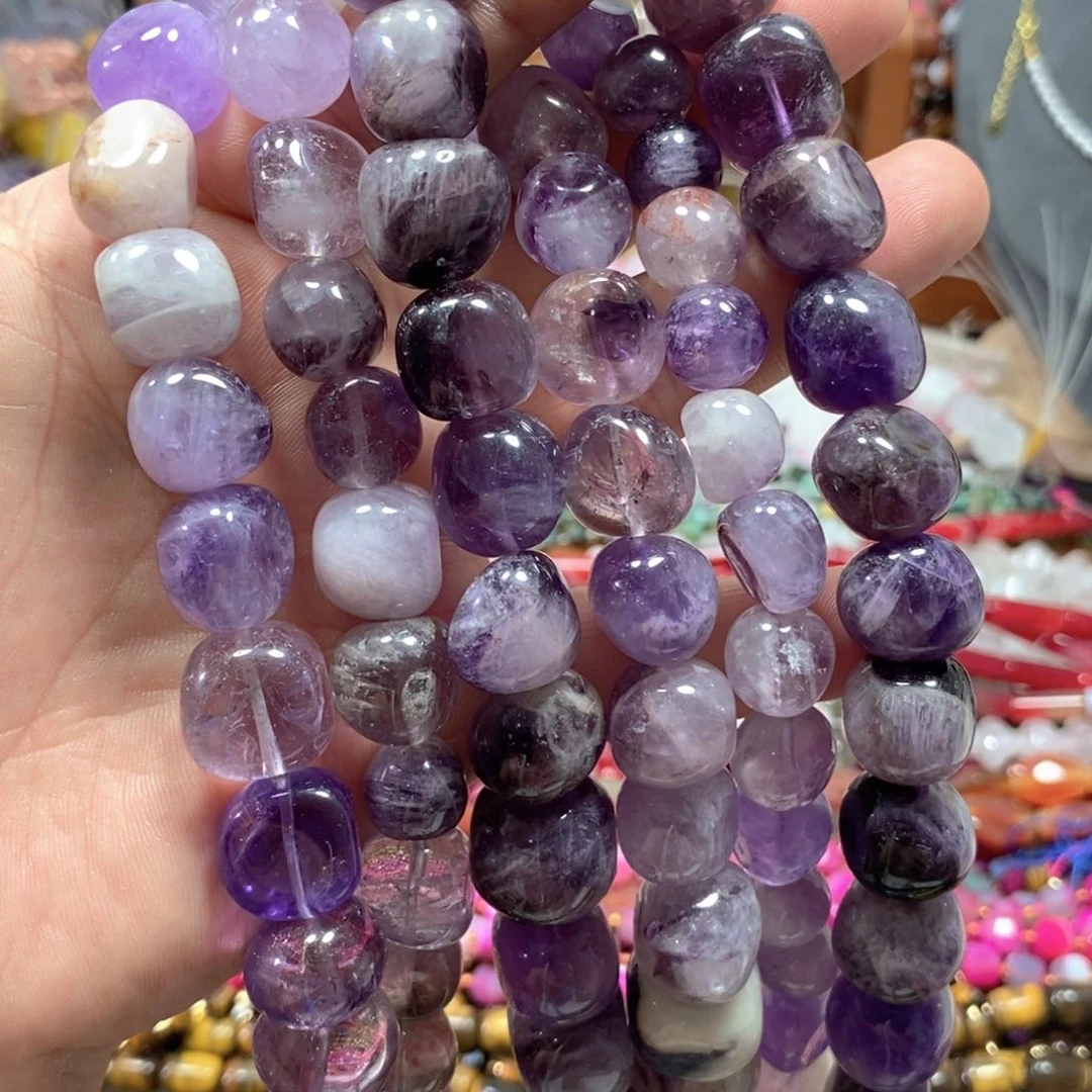 玛瑙/玉髓合金珠宝半成品天然紫水晶一条异形