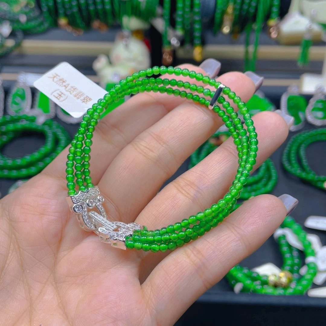 未镶嵌手链翡翠手链