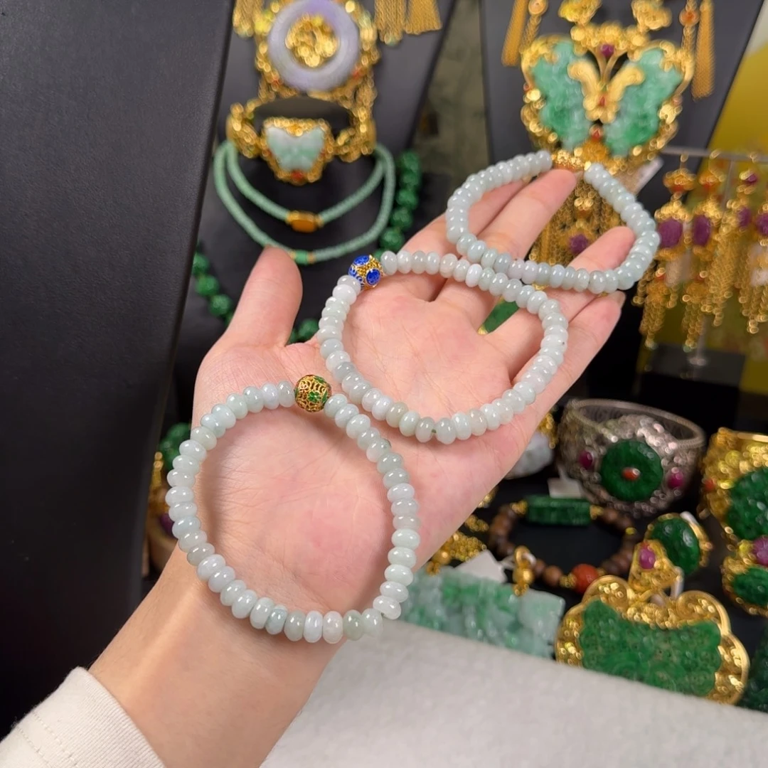 翡翠未镶嵌颈饰福利款手串炸价