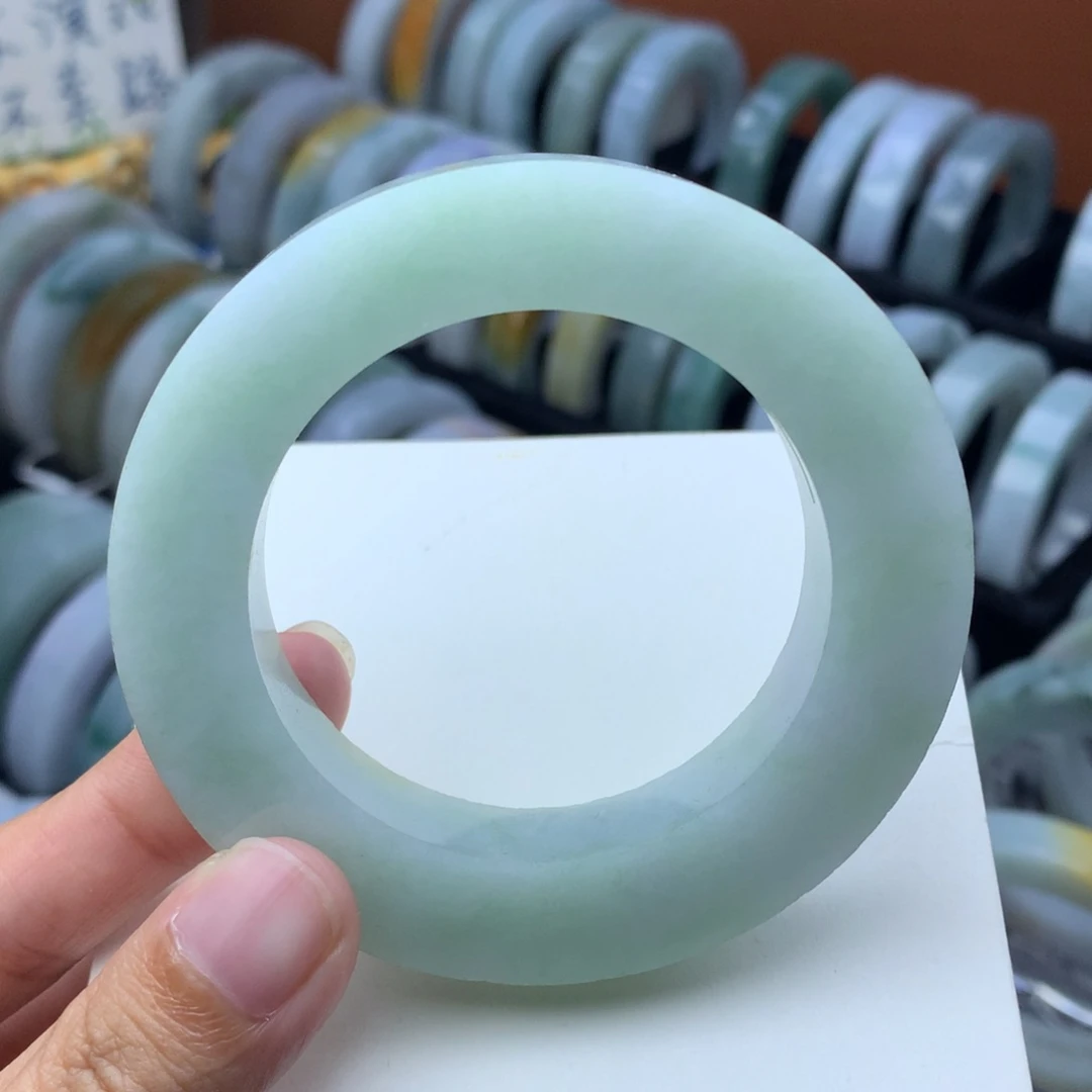 未镶嵌定制手镯定制翡翠定制51-58