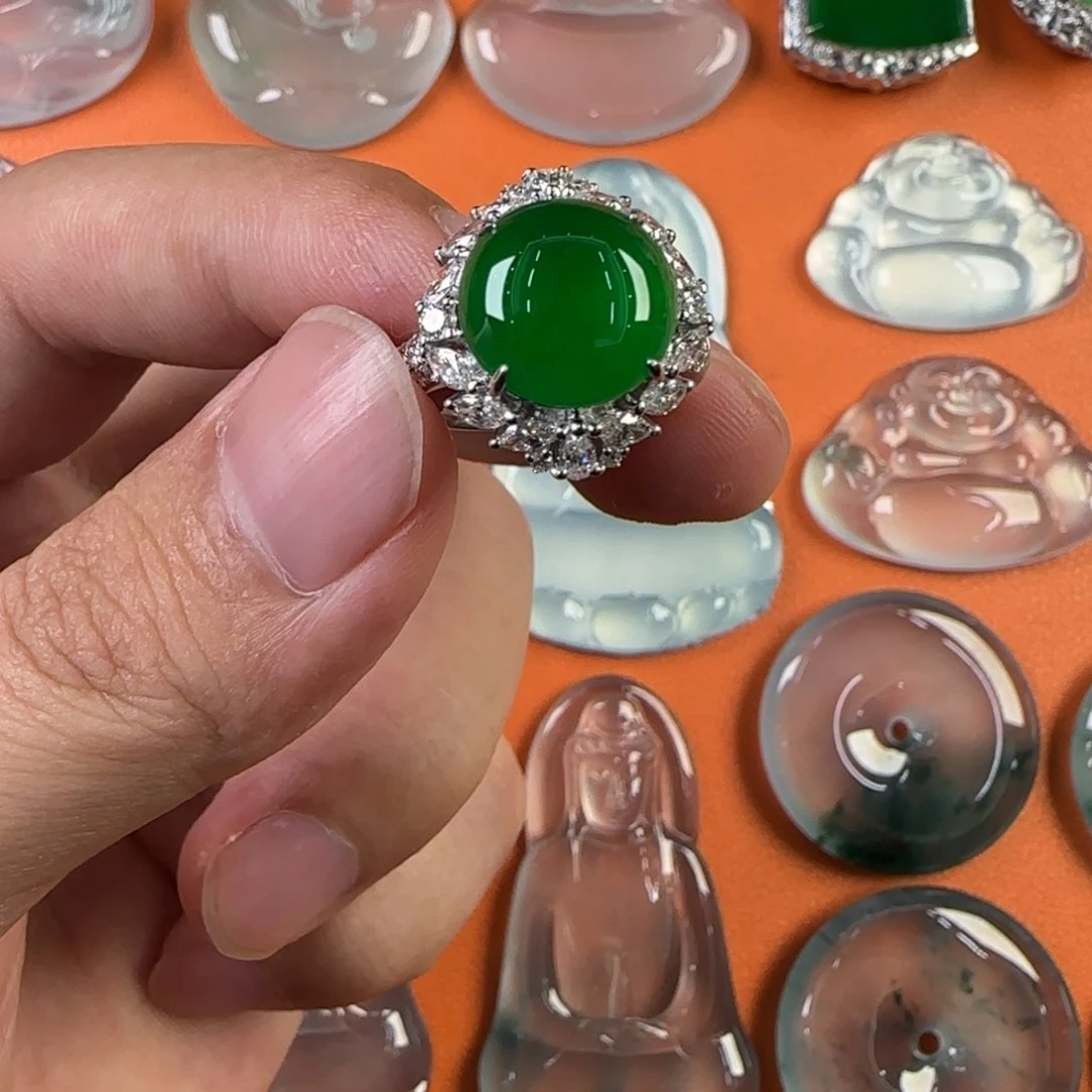 定制翡翠未镶嵌天然