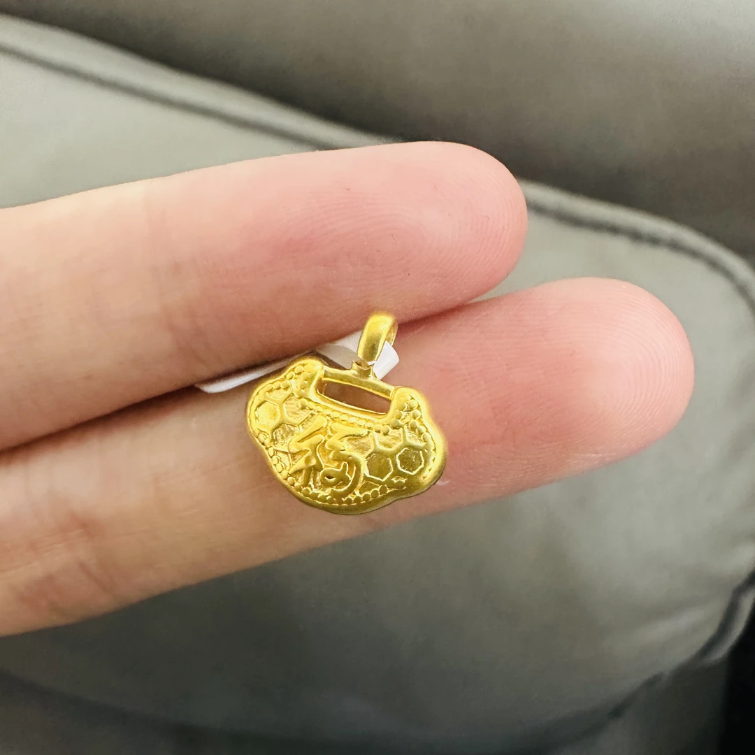 【大魔王专享】足金999 纳福如意 ZP 0.24 纳金添喜