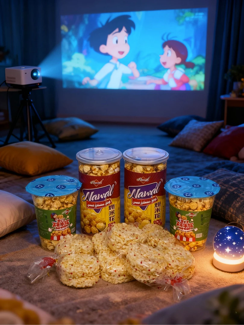 爆米花网红休闲看电影时不可少的零食
