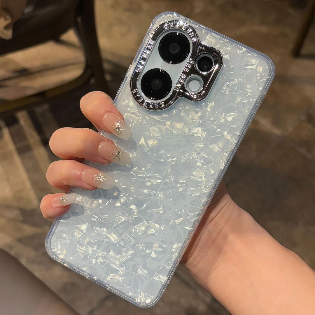 高级感白色贝壳纹适用于vivos30手机壳s30promini全包边x200ultra