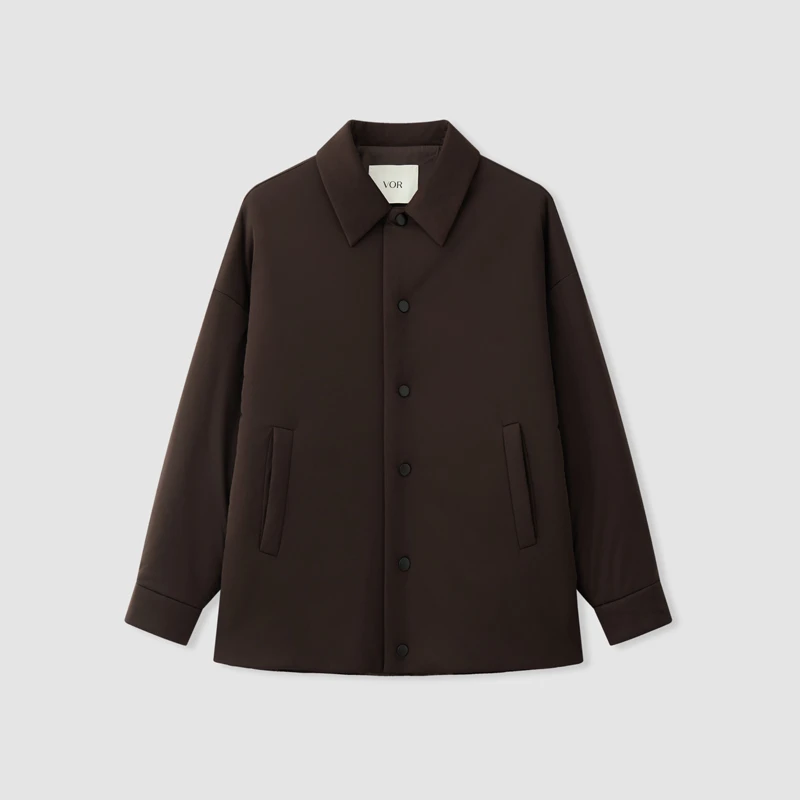 【冬姐自主品牌】VOR 西装领时尚气质短款棉服外套 V25300185