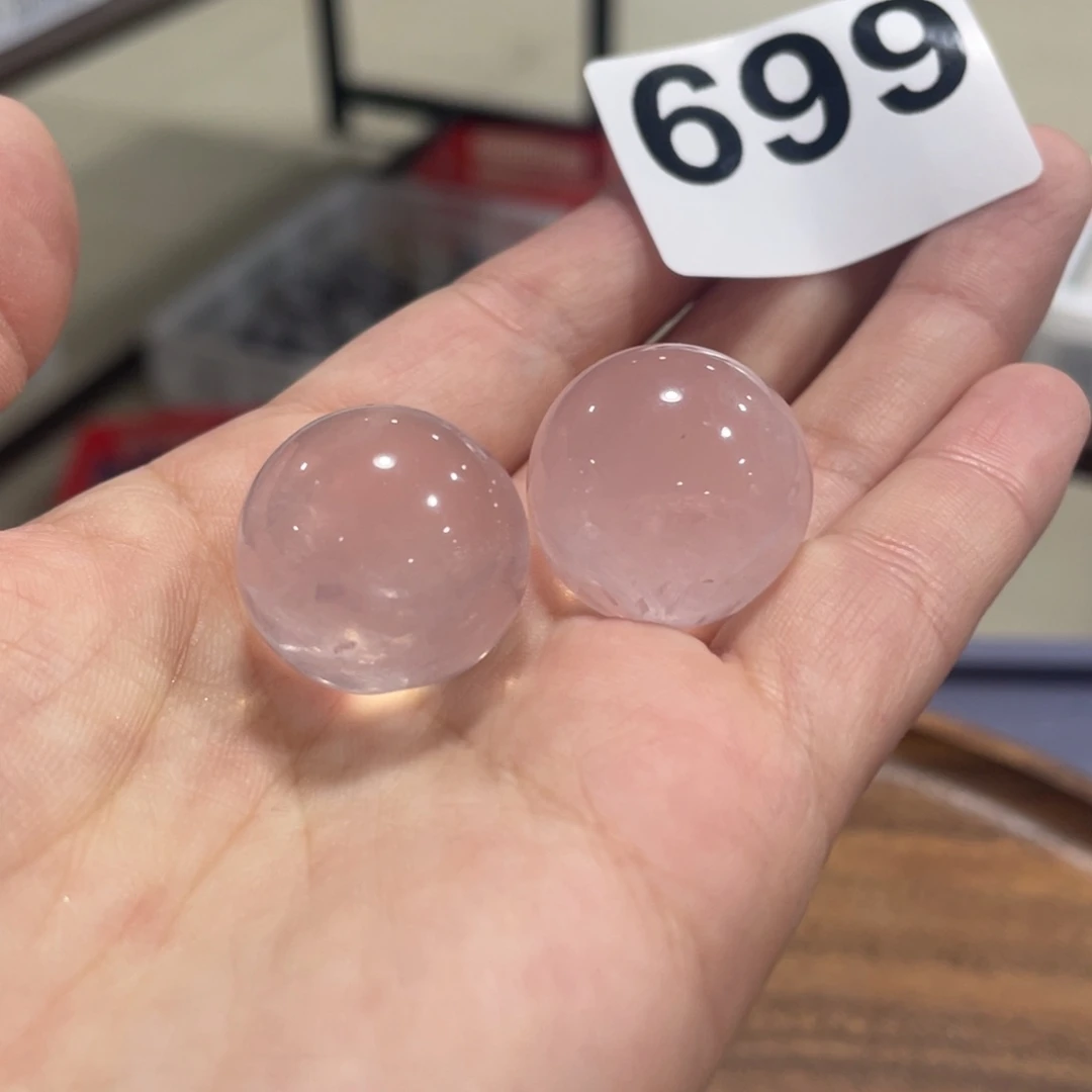 水晶未镶嵌珠宝半成品2个一单