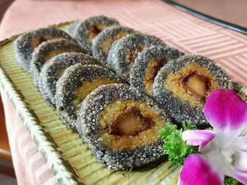 广西都安大肉粽  正宗大锅柴火粽（灰色粽）绿豆肉肉馅料