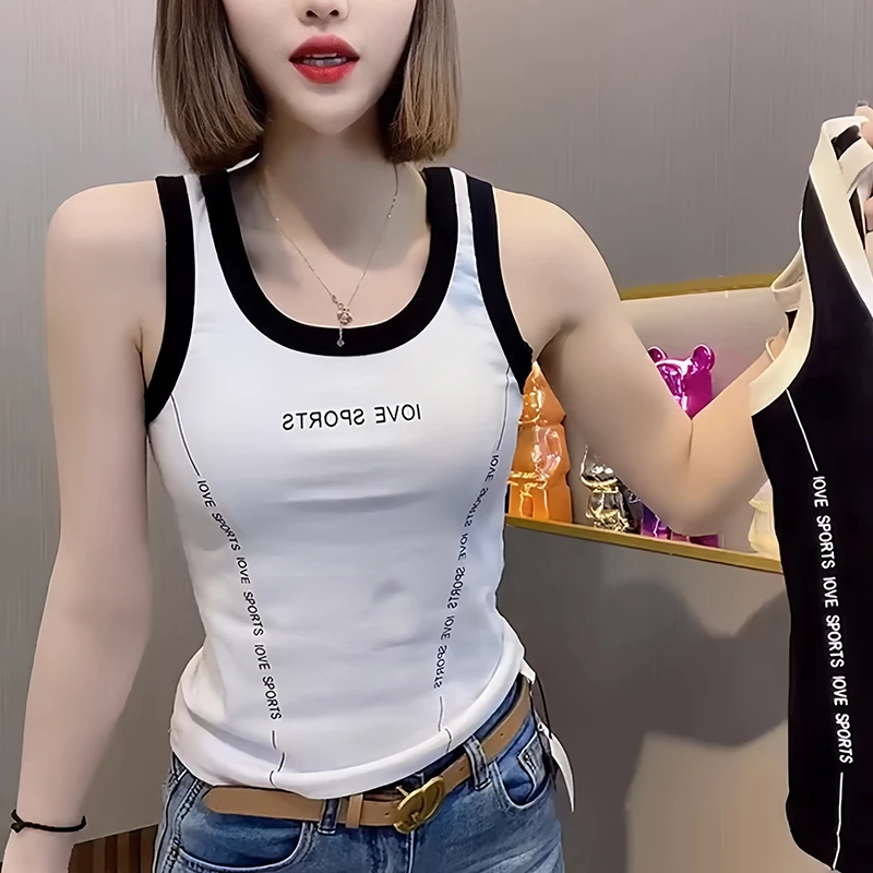 潮流吊带小背心女士2025夏季新款无袖内搭小众绝美法式打底衫上衣