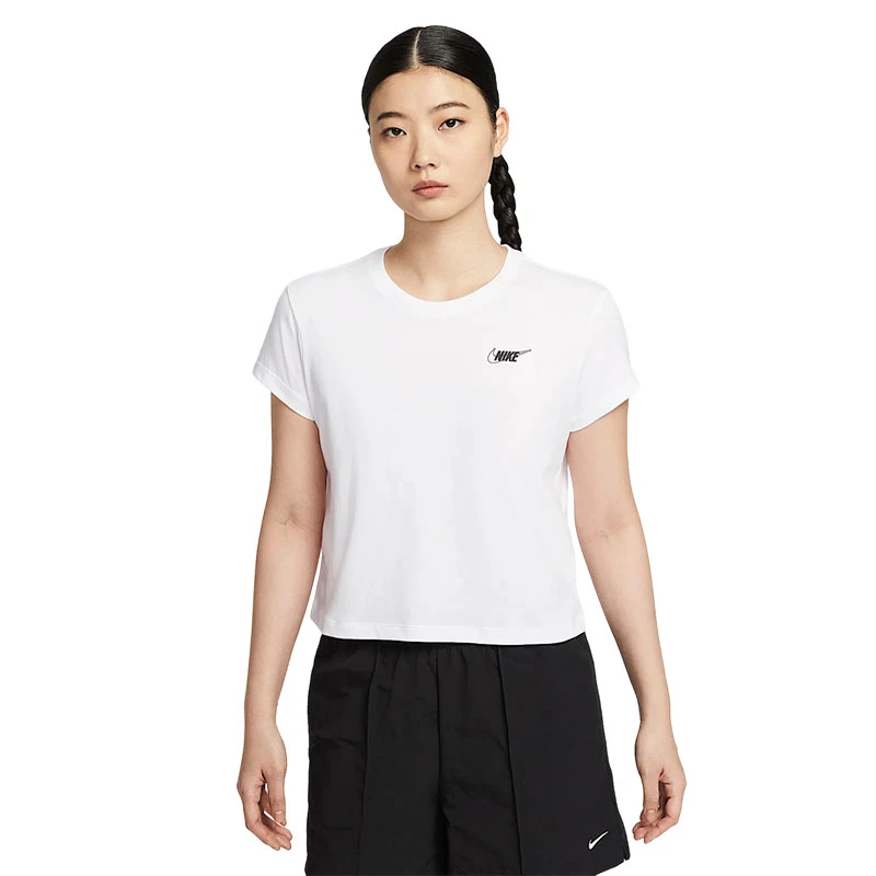 NIKE耐克女子AS W NSW CLUB SS TEE HBR MD短T恤HF9457-100