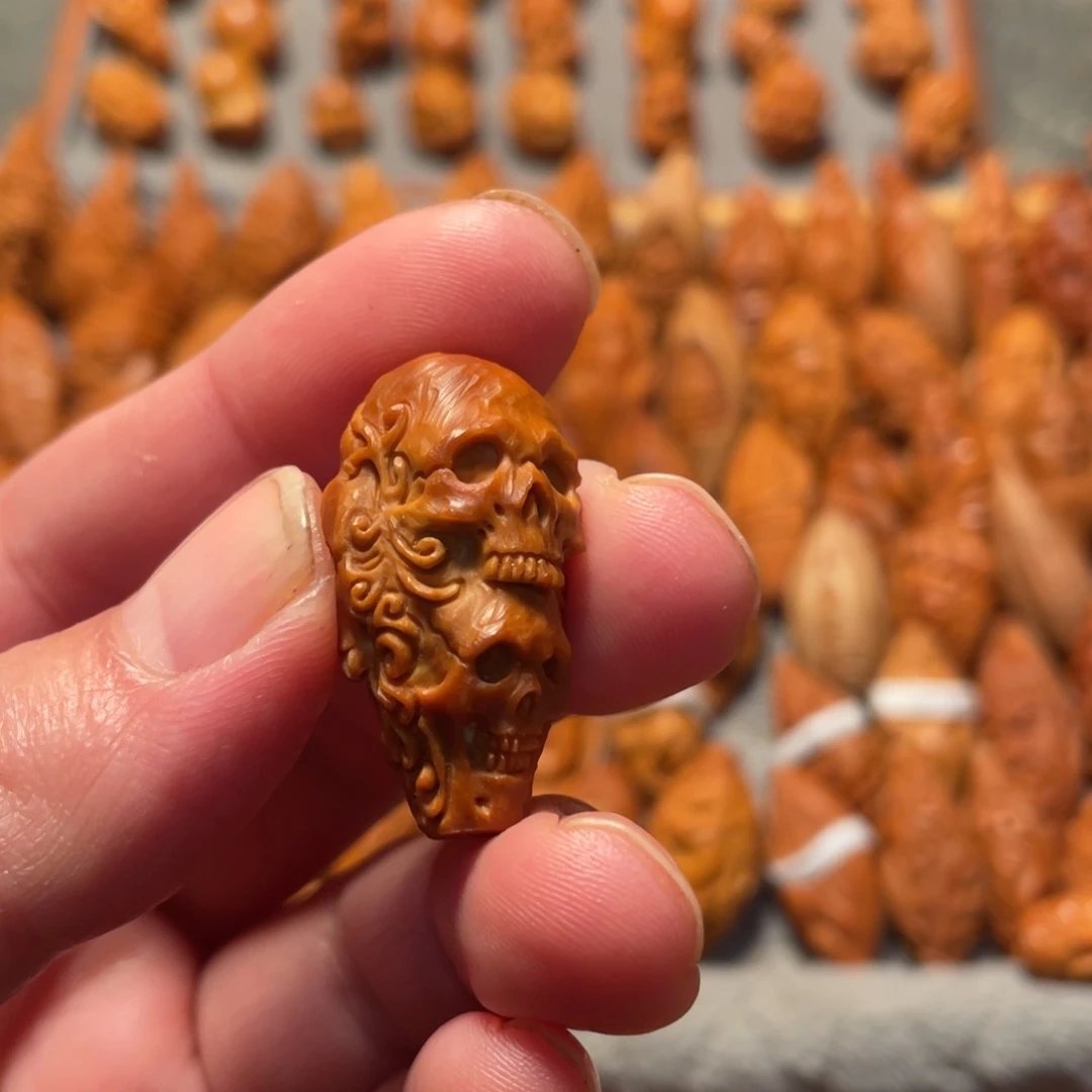 橄榄核手串/手链骷髅三通