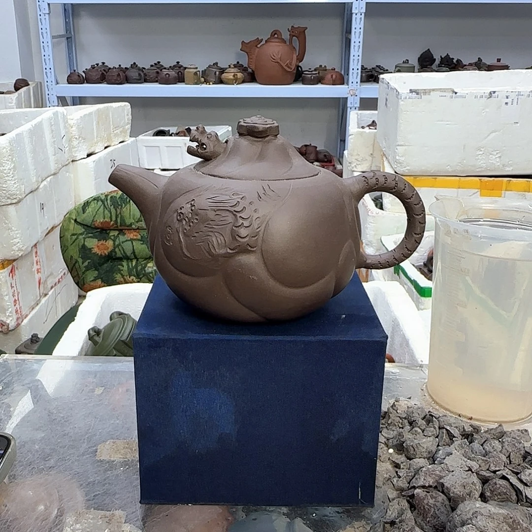茶壶紫砂宜兴紫砂壶瑕疵处理