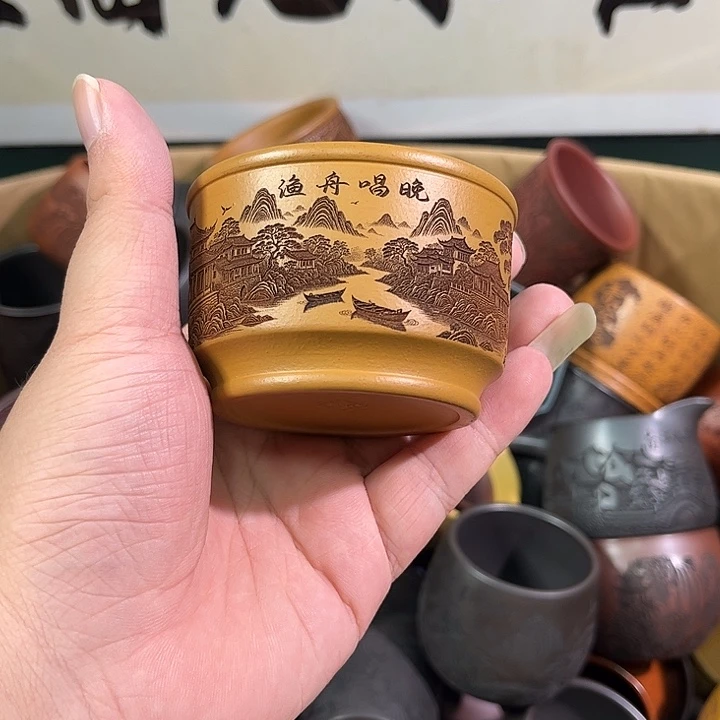 茶杯紫砂全手工紫砂主人杯