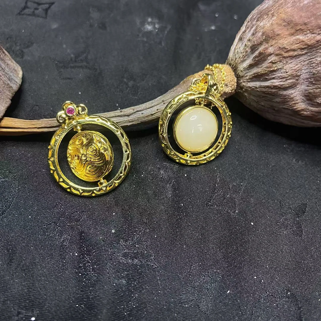 【玉合缘】天然精品和田玉时来运转吊坠-多样性发一 1111